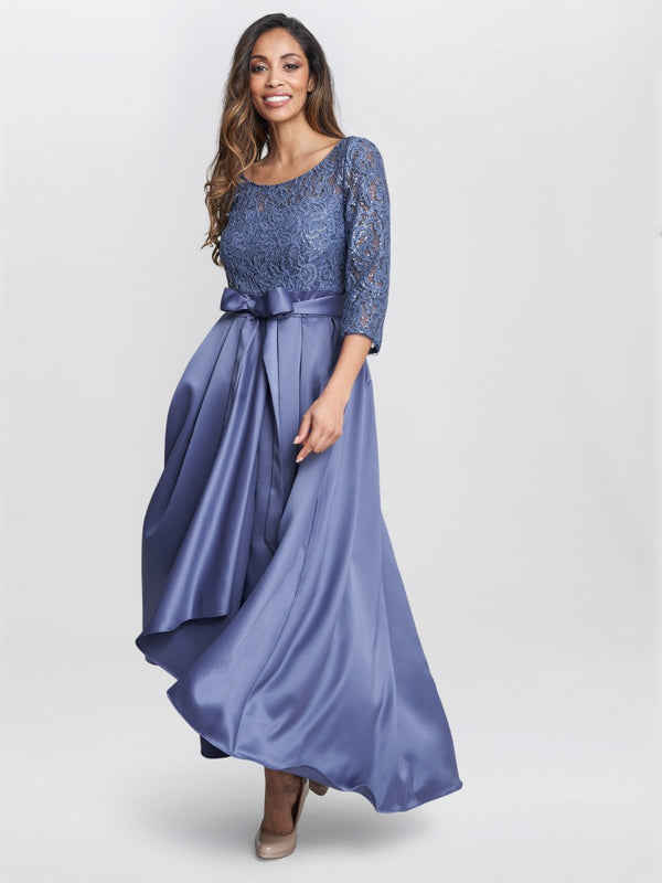 gina bacconi Leona sequin lace dress