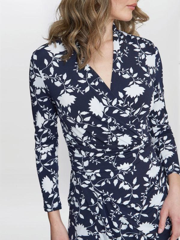 Gina Bacconi Linda Jersey Wrap Dress