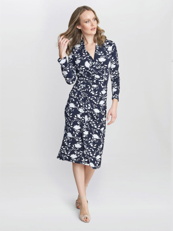 Gina Bacconi Linda Jersey Wrap Dress