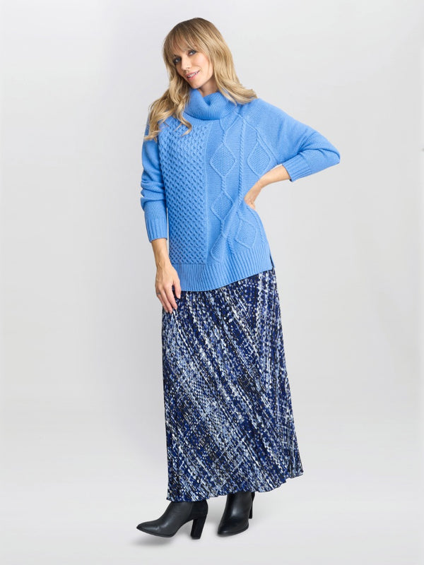 Gina Bacconi Lissette Roll Neck Knitted Jumper