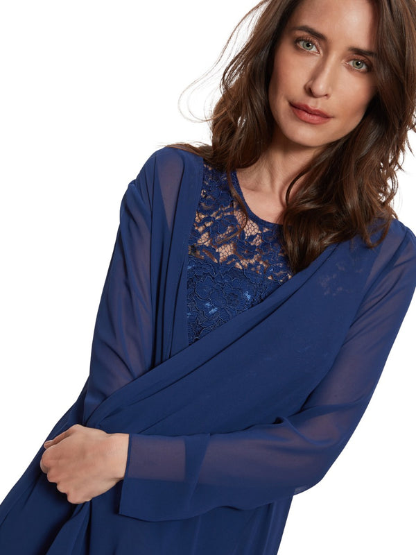 Gina Bacconi Long Chiffon Jacket