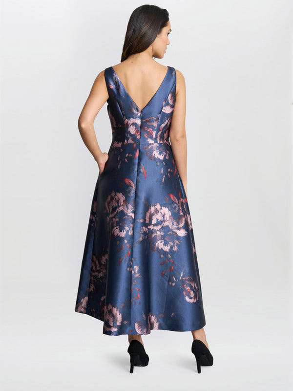 Gina Bacconi Luisa Jacquard Dress
