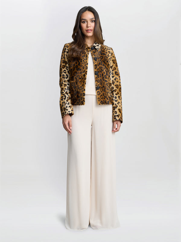 Gina Bacconi Madelyn Leopard Jacket