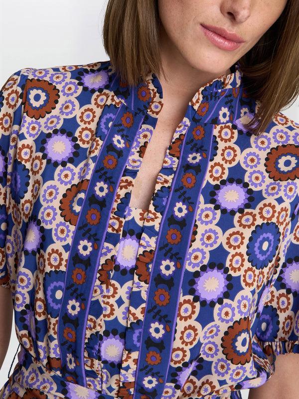 Gina Bacconi Margot Printed Maxi Dress