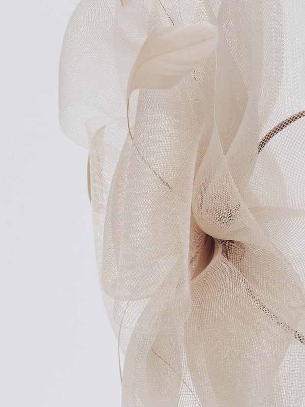 Gina Bacconi Mariel Mesh Hattinator ANTIQUE ROSE