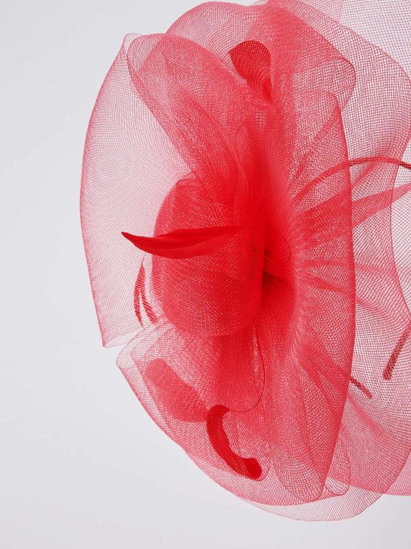Gina Bacconi Mariel Mesh Hattinator ORANGE RED