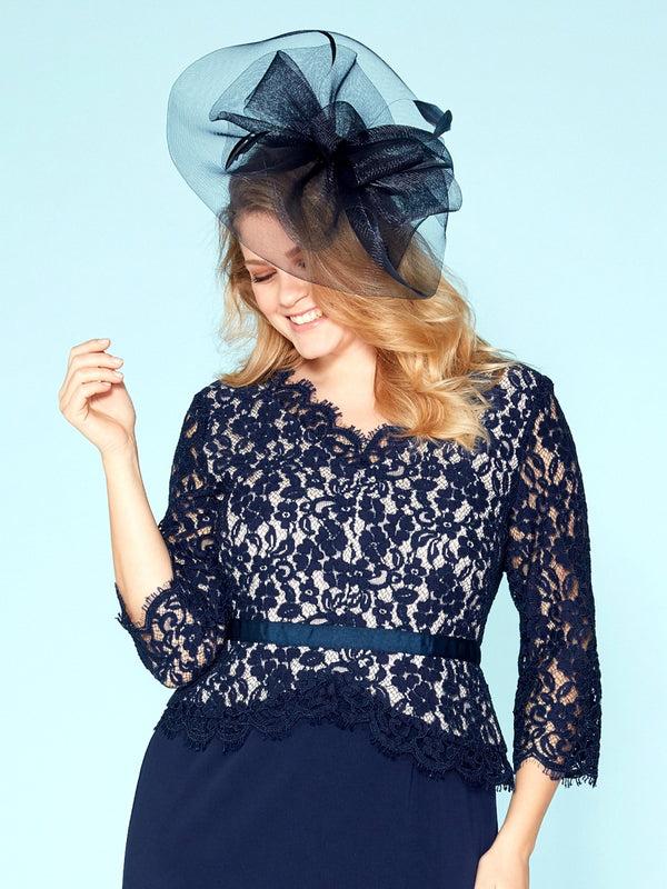 gina bacconi Mariel mesh hattinator SPRING NAVY