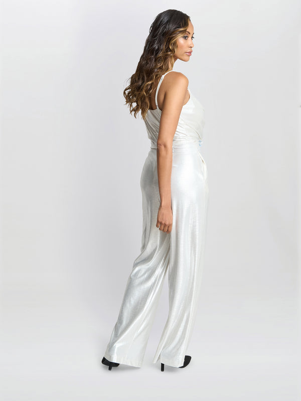 Gina Bacconi Martina Foil Jumpsuit