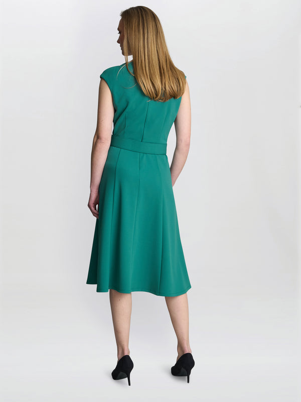 Gina Bacconi Mary Belted Dress