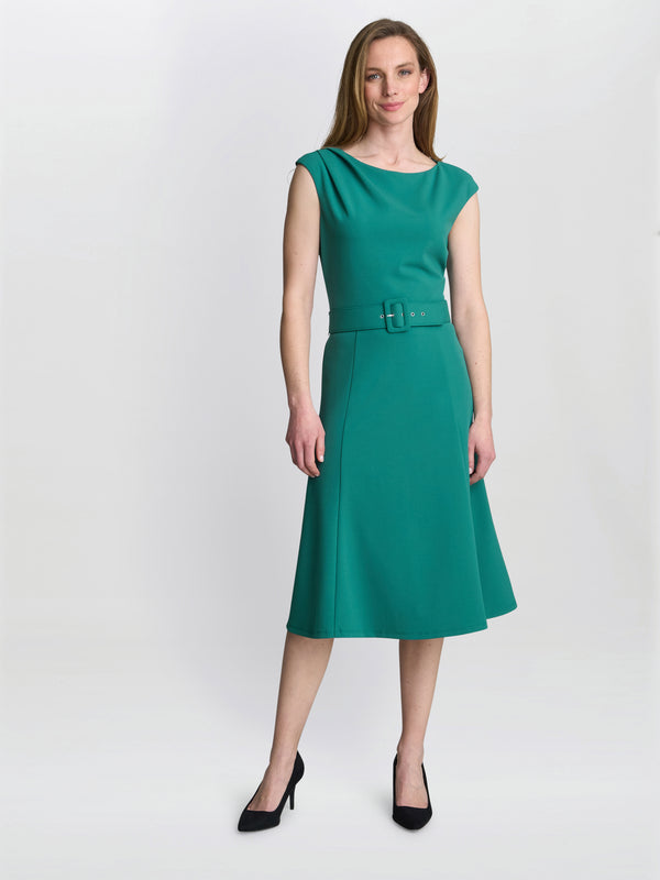 Gina Bacconi Mary Belted Dress