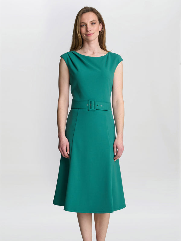 gina bacconi Mary belted dress