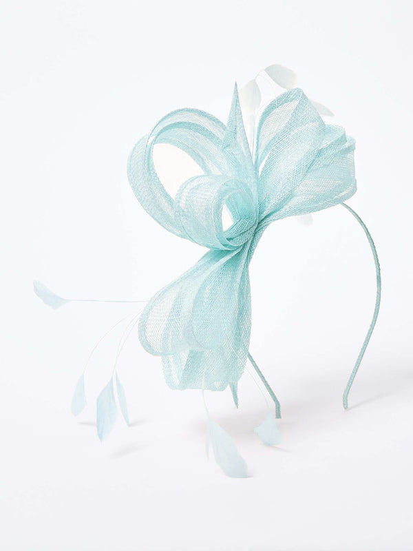 Gina Bacconi Menali Fascinator ICE BLUE