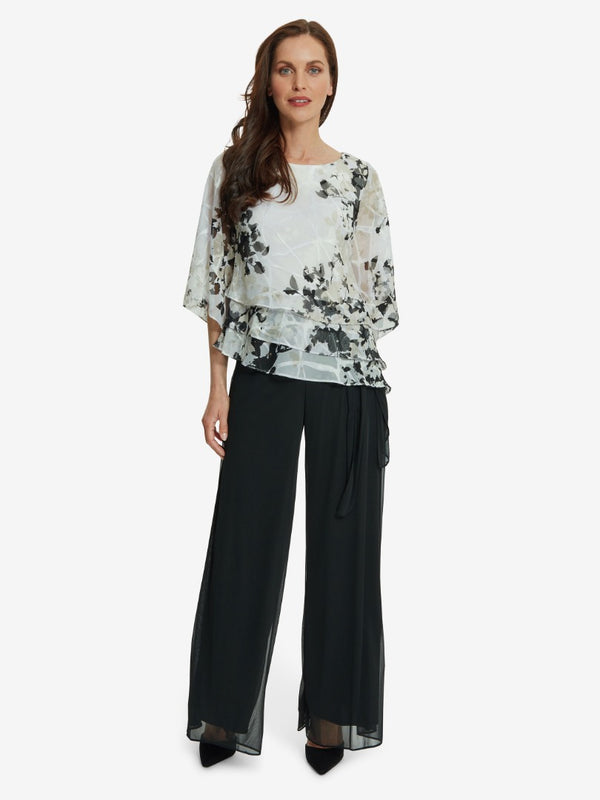 gina bacconi Mesh stretch trouser