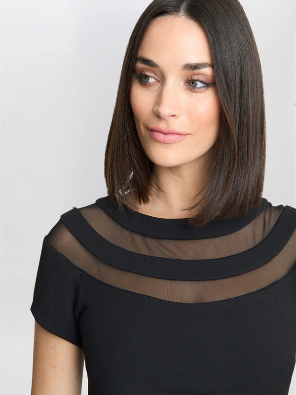 Gina Bacconi Michelle Illusion Maxi Dress