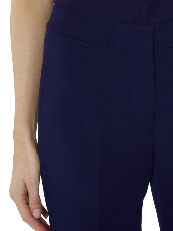 Gina Bacconi Moss Crepe Trouser With Hem Split