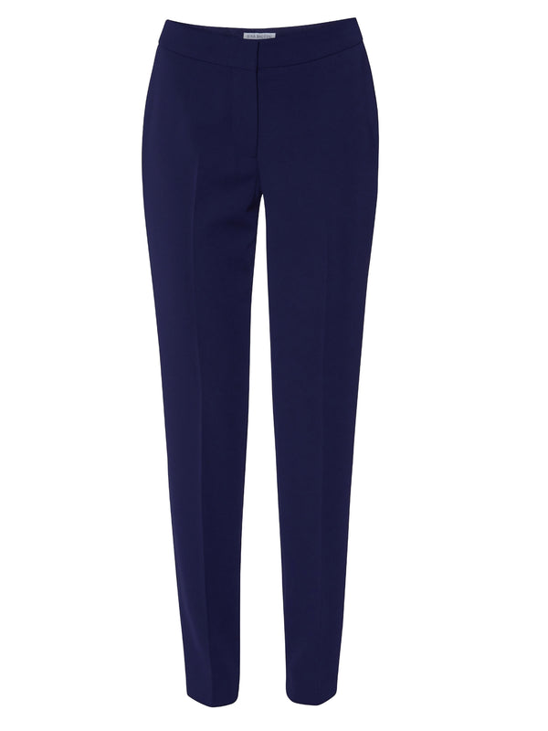 gina bacconi Moss crepe trouser with hem split