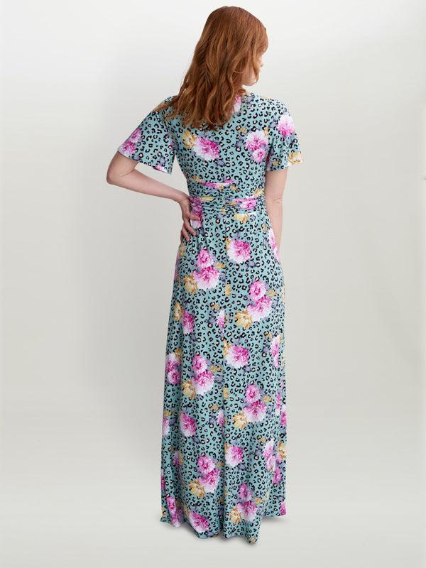 Gina Bacconi Niki Jersey Maxi Dress