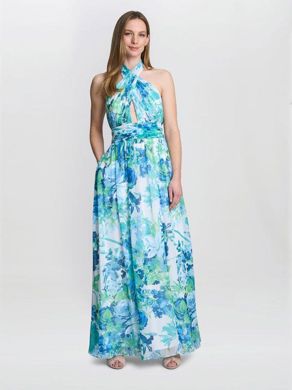 Gina Bacconi Pam Halterneck Dress