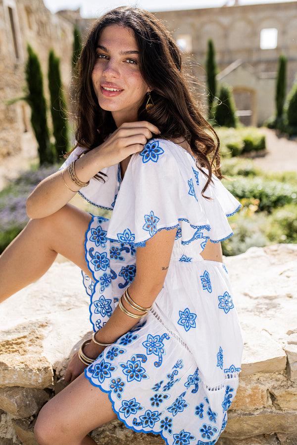 Gina Bacconi Piti Cuiti Creta Short Dress