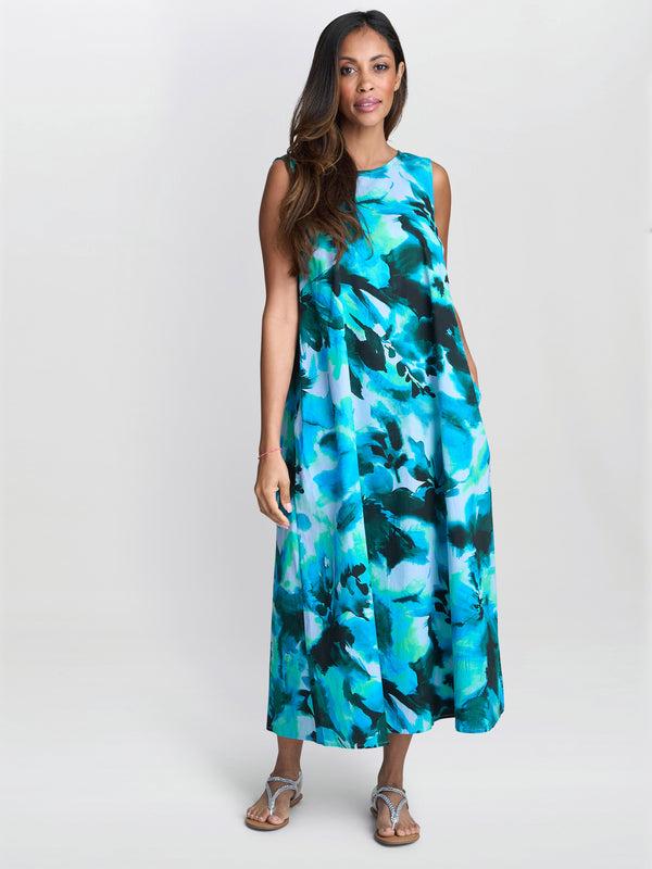 gina bacconi Rory tent dress Green