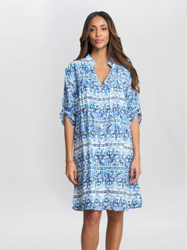 gina bacconi Roseann shirt dress