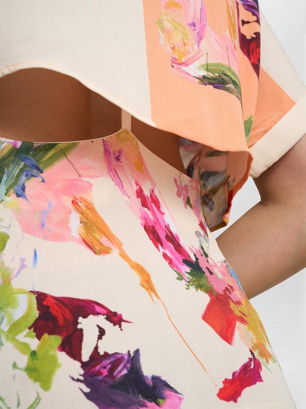 Gina Bacconi Sarah Floral Shirt Dress