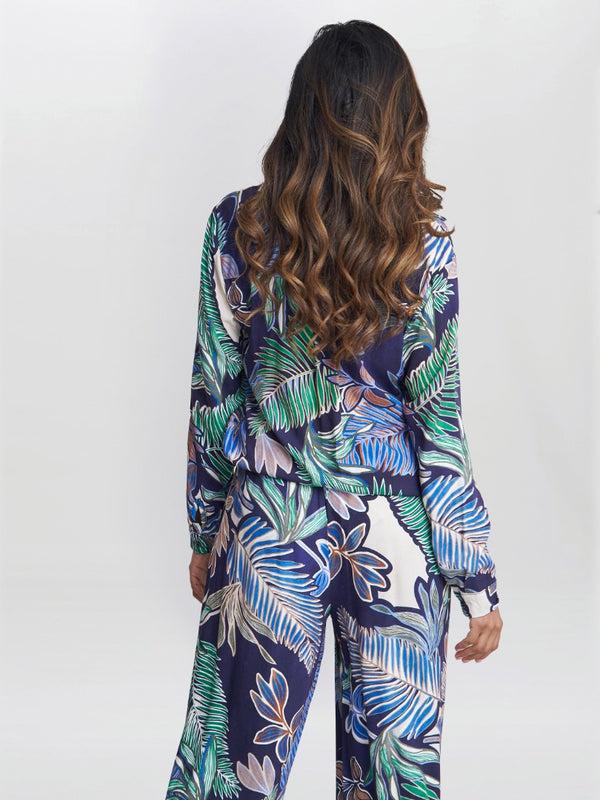 Gina Bacconi Tabitha Printed Tunic Shirt