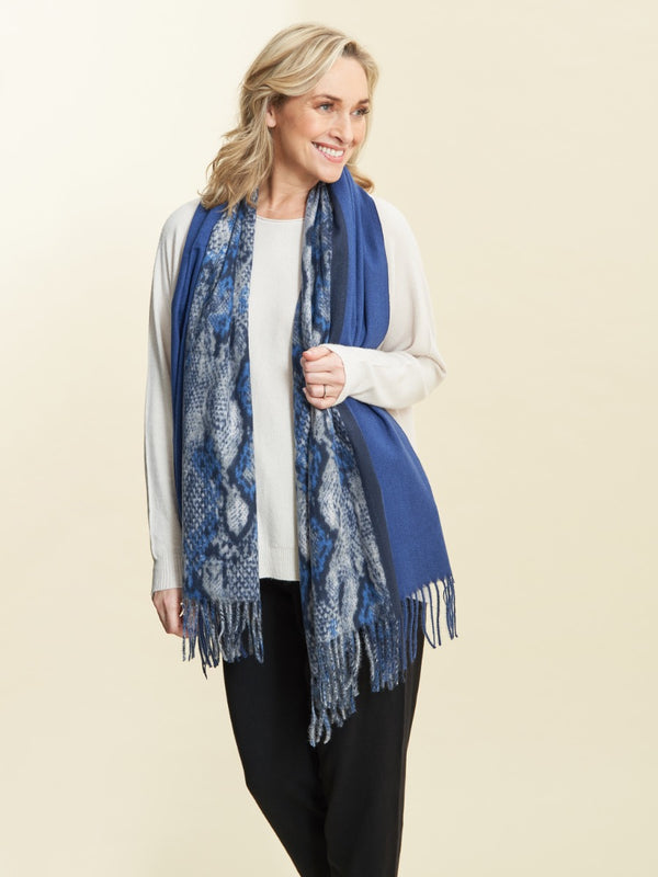 Gina Bacconi Tarin Scarf BLUE