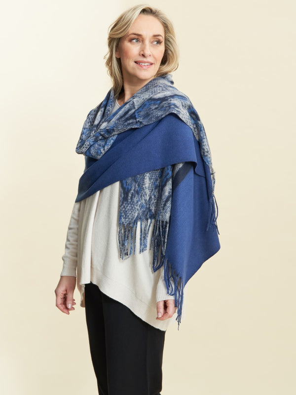 Gina Bacconi Tarin Scarf BLUE