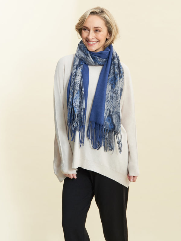 gina bacconi Tarin scarf BLUE