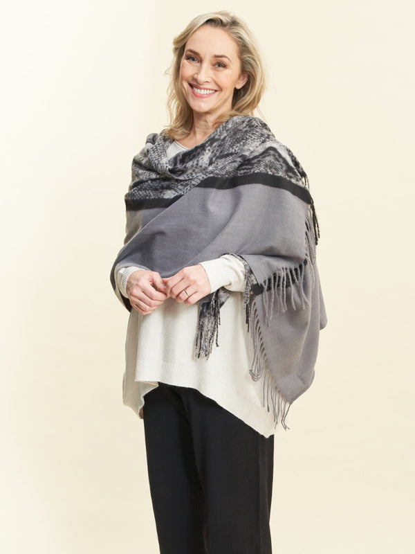 Gina Bacconi Tarin Scarf GREY