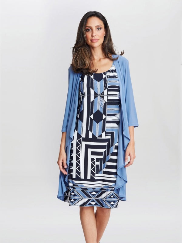 Gina Bacconi Tatum Print Jacket And Dress