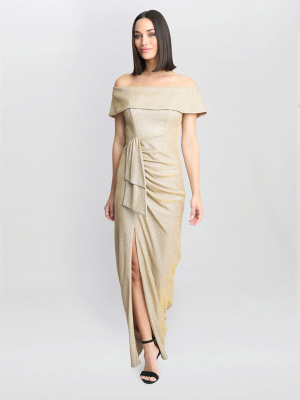 Gina Bacconi Trudy Bardot Wrap Dress