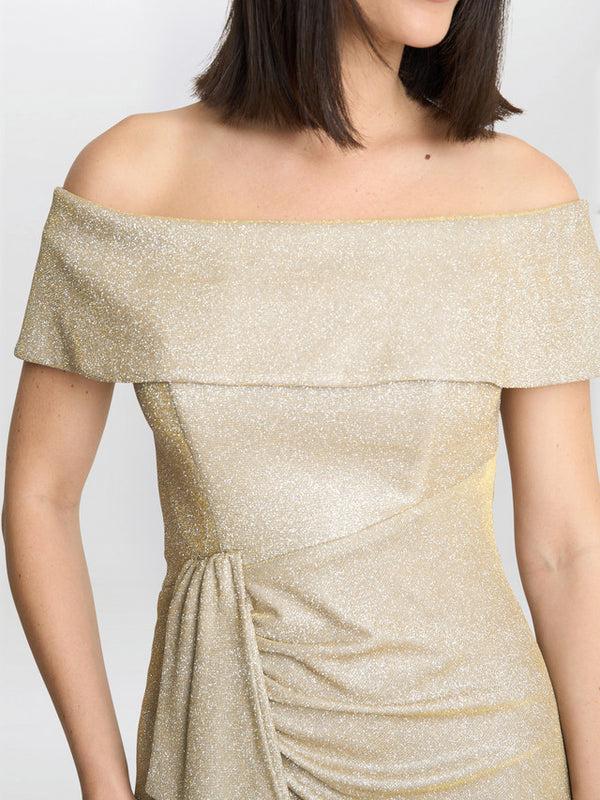 Gina Bacconi Trudy Bardot Wrap Dress