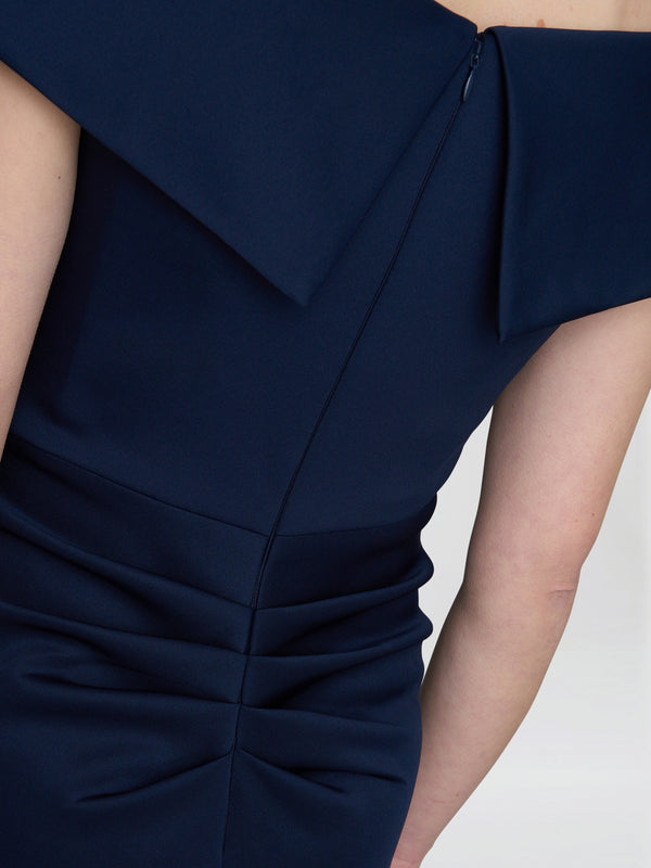 Gina Bacconi Victoria Maxi Dress With Side Ruching