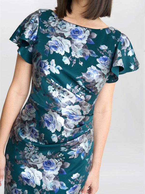 Gina Bacconi Wanda Printed Dress