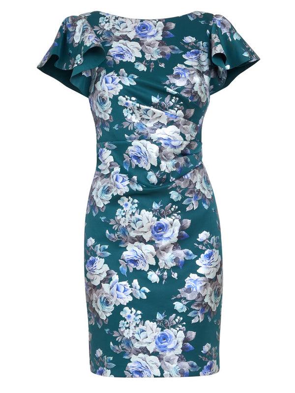 Gina Bacconi Wanda Printed Dress