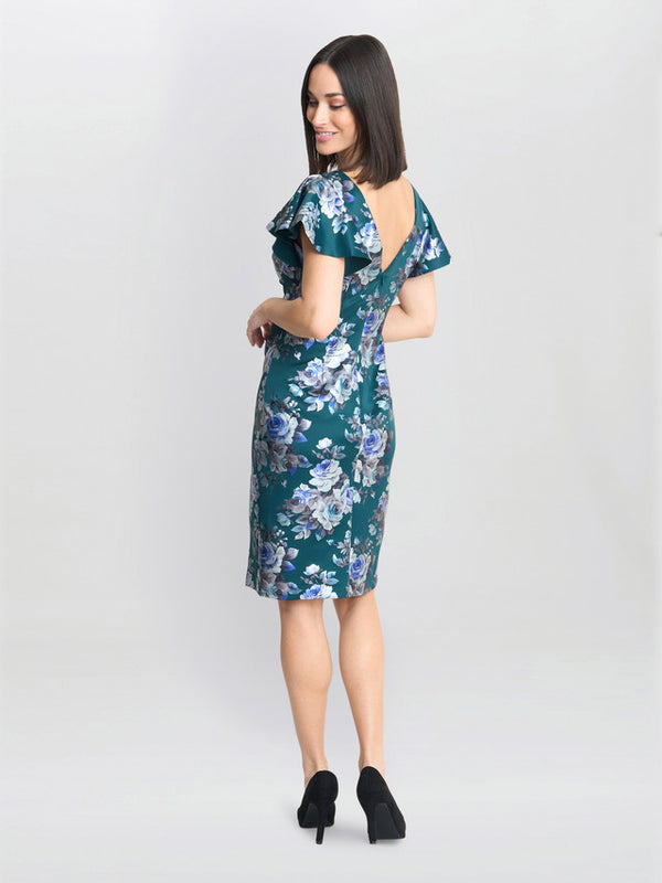 Gina Bacconi Wanda Printed Dress