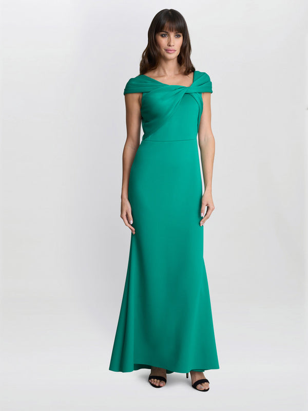 Gina Bacconi Willow Twist Knot Maxi Dress