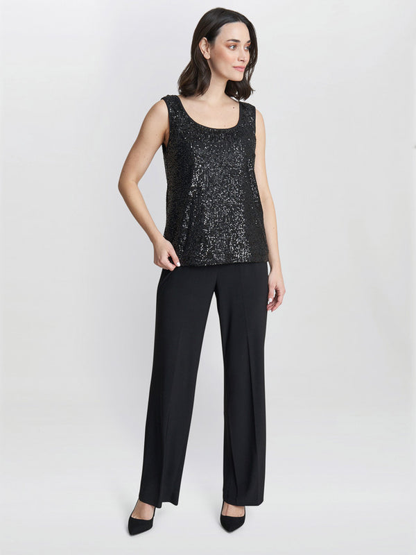 Gina Bacconi Jessica Three Piece Sequin Jersey Trouser Suit