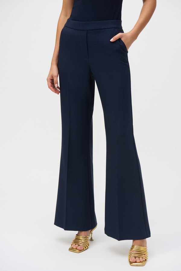 Gina Bacconi Joseph Ribkoff Lux Twill Flared Pull-on Pants