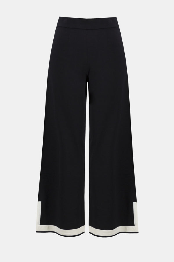 Gina Bacconi Joseph Ribkoff Sweater Knit Colour Block Culotte Pants