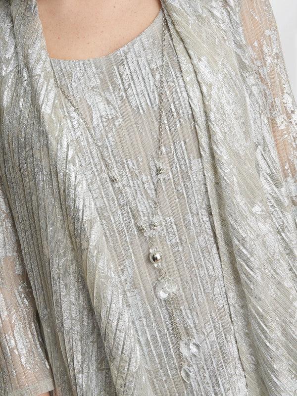 Gina Bacconi Mabel Three Piece Jacquard Trouser Suit