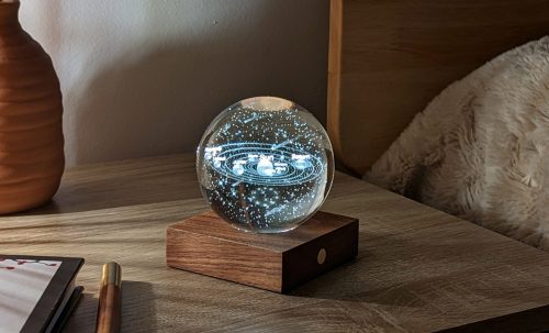 gingko Amber Crystal Light