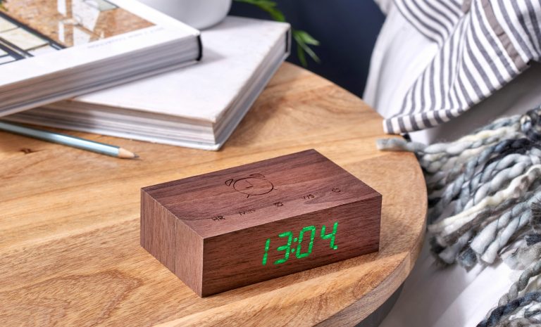 Gingko Flip Click Clock