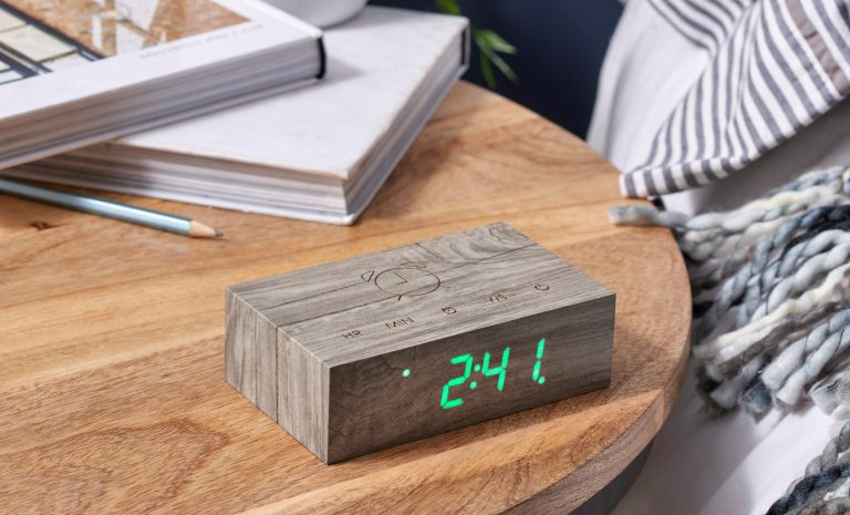 Gingko Flip Click Clock
