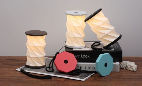 Gingko Mini Hexagon Twist Lamp