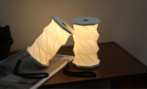 Gingko Mini Hexagon Twist Lamp