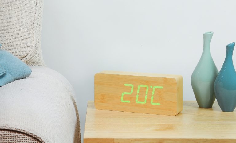 Gingko Slab Click Clock