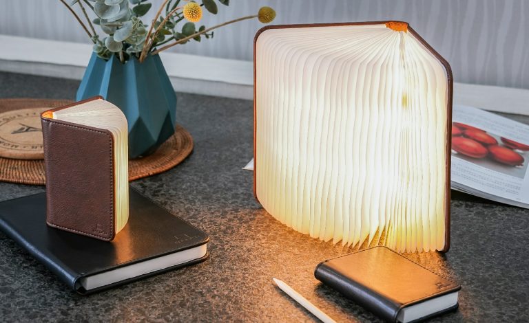 gingko Smart Book Light (Fibre Leather)